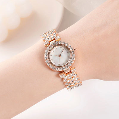 Fashion Simple Women Quartz Watch Diamond Alloy