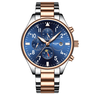 Automatic Mechanical Steel Belt Men Watch