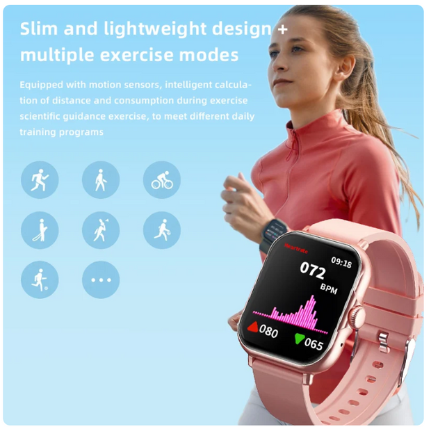 Women A58 Smart Watch 5 in 1 Best Gift