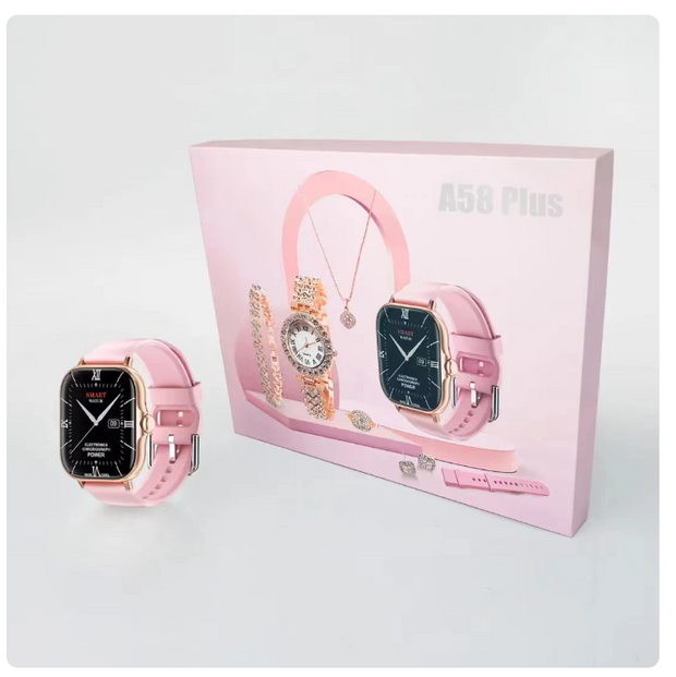 Women A58 Smart Watch 5 in 1 Best Gift