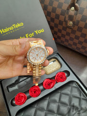 Haino Teko GP-25 Women Smart Watch With AirPods Best Gift