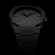 Aura Luxury Black Stainless Steel Arabic Waterpoof Watch