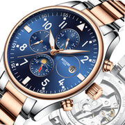 Automatic Mechanical Steel Belt Men Watch